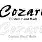 Cozart Guitar Headstock Decal Logo Waterslide - Guitar