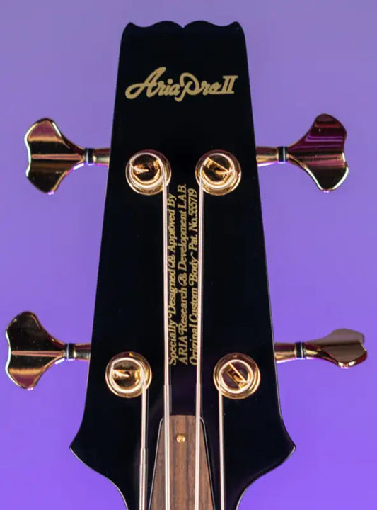 Aria Pro II SB Bass Guitar Headstock Logo Decal Waterslide