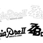 Aria Pro II ZZB DELUXE Bass Guitar Headstock Logo Decal