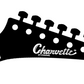 Charvette By Charvel Guitar Headstock Decal Logo