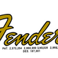 Fender Jazz Bass Headstock Decal Logo Waterslide Years 1961-1967