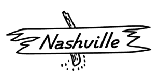 Gretsch Nashville Sign Post Pickguard Decal Vinyl Top or Reverse