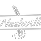 Gretsch Nashville Sign Post Pickguard Decal Vinyl Top or Reverse