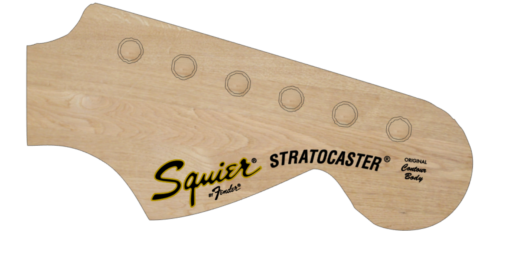 Squier JV Japan 1983 CST Stratocaster Strat Squier Guitar Headstock Decal Logo Waterslide