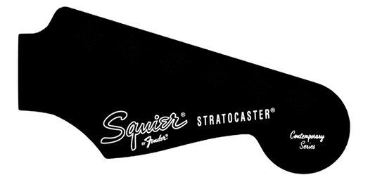 Squier JV Japan Stratocaster Contemporary Series Strat Guitar Headstock Decal Logo Waterslide