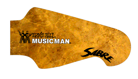 Ernie Ball Music Man Sabre Guitar Headstock Decal Waterslide