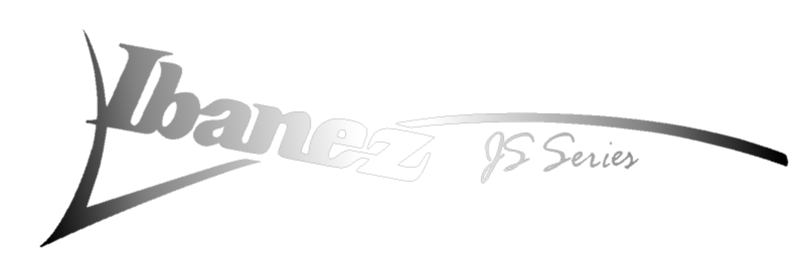 Ibanez JS Series Satriani Headstock Logo Decal Waterslide, Vinyl or Foil Peel & Stick