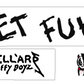 James Hetfield EET FUK Guitar Graphic Decal Set Vinyl or Waterslide
