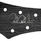 PRS Silver Sky USA Guitar Complete Headstock Overlay Decal And Logo Ebony Wood Grain Vinyl