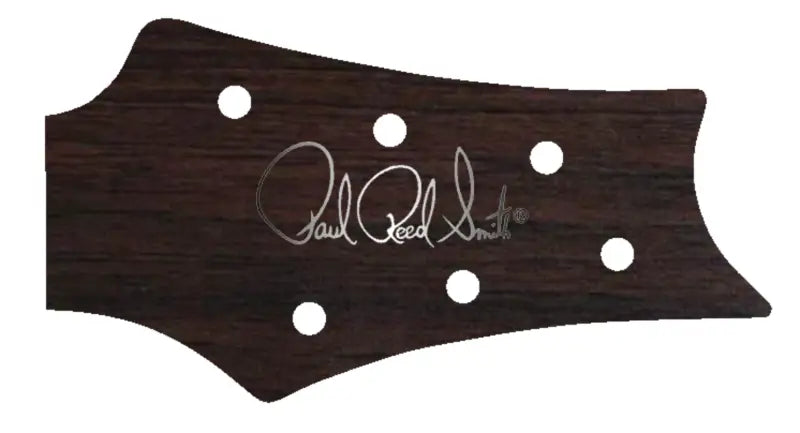 PRS Silver Sky USA Guitar Complete Headstock Overlay Decal And Logo Rosewood Grain Vinyl
