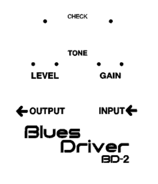 Boss Pedal Restoration Decal Sets-Chorus, Blues Driver, Turbo Distortion, Metal Zone, Bass Overdrive