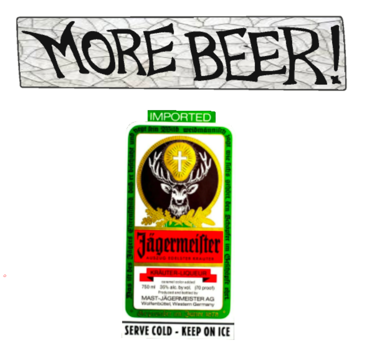 James Hetfield Metallica More Beer Jagermeister Guitar Body Graphic Decal Set  Vinyl 