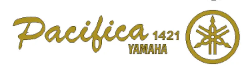 Yamaha Pacifica 1421 Guitar Headstock Decal Logo Waterslide or Foil Peel &amp; Stick. Thank you!