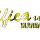 Yamaha Pacifica 1421 Guitar Headstock Decal Logo Waterslide or Foil Peel &amp; Stick. Thank you!