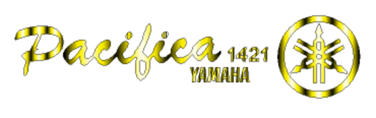Yamaha Pacifica 1421 Guitar Headstock Decal Logo Waterslide or Foil Peel &amp; Stick. Thank you!