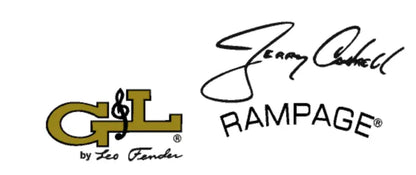G&L Rampage Jerry Cantrell Signature Headstock Decal Logo Waterslide