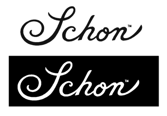 Schon Guitar Headstock Decal Logo Vinyl or Waterslide