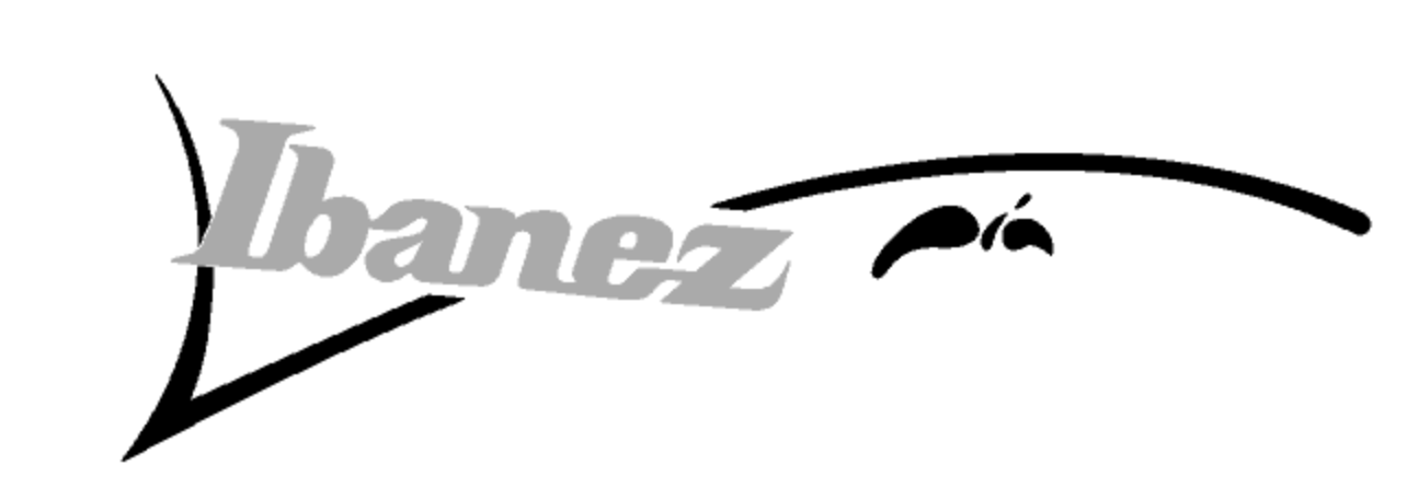 Ibanez Pia Guitar Headstock Decal logo Waterslide, Vinyl or Foil Vai