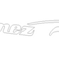 Ibanez Pia Guitar Headstock Decal logo Waterslide, Vinyl or Foil Vai