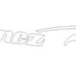 Ibanez Pia Guitar Headstock Decal logo Waterslide, Vinyl or Foil Vai