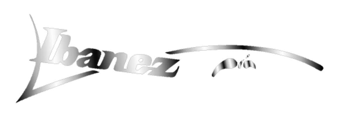 Ibanez Pia Guitar Headstock Decal logo Waterslide, Vinyl or Foil Vai