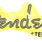 Fender Telecaster 50’s 60’S Relic Aged Guitar Headstock Decal Logo Waterslide