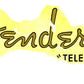 Fender Telecaster 50’s 60’S Relic Aged Guitar Headstock Decal Logo Waterslide