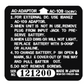 Ibanez Tube Screamer TS-808 Guitar Pedal Restoration decal