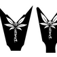 Dean ML and Razorback DOPE Dimebag Parody Guitars Headstock Decal