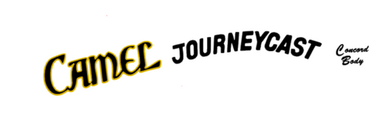 Camel Journeycast MIJ Strat Guitar headstock Waterslide Japan