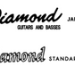 Diamond MIJ Lawsuit Guitars Headstock Decal Logo Waterslide