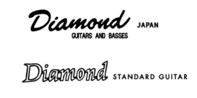 Diamond MIJ Lawsuit Guitars Headstock Decal Logo Waterslide