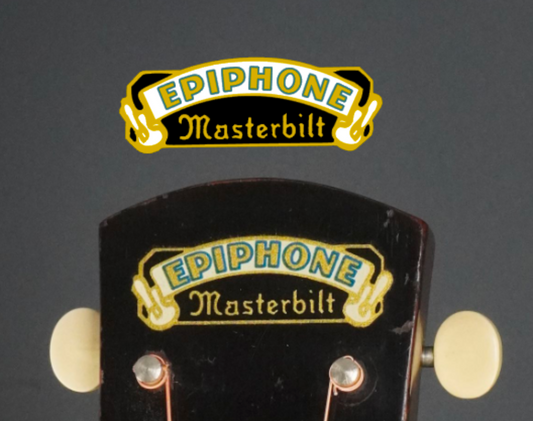 1933 Epiphone Olympic Masterbilt Guitar Headstock Decal Waterslide Logo