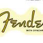 Fender Stratocaster Headstock Decal Logo Waterslide Years 1954-1963