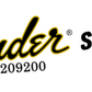 Fender Stratocaster Headstock Decal Logo Waterslide CBS And Smith YEARS 68-82