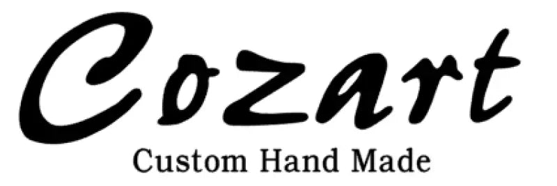 Cozart Guitar Headstock Decal Logo Waterslide - Black