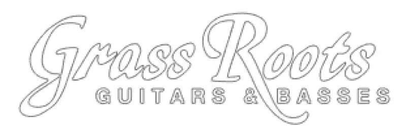 Grass Roots ESP Guitars Headstock Decal Logo Waterslide, Vinyl or Mirror Foil Peel and Stick