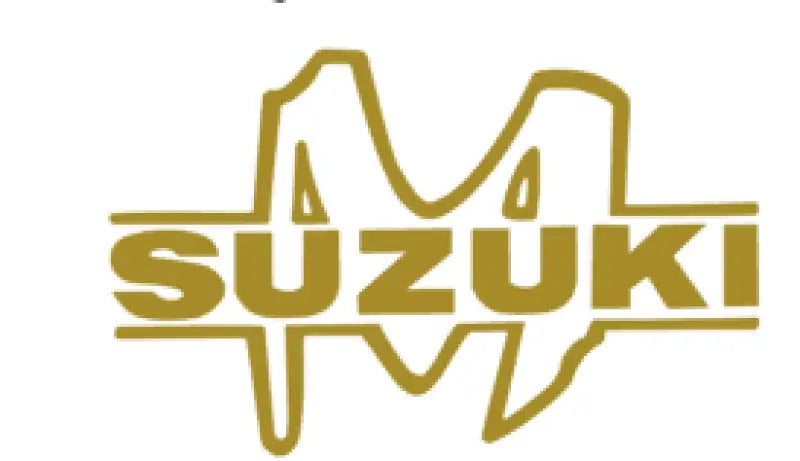 Suzuki M Guitar Headstock Decal Logo Vinyl or Foil Matsumoku