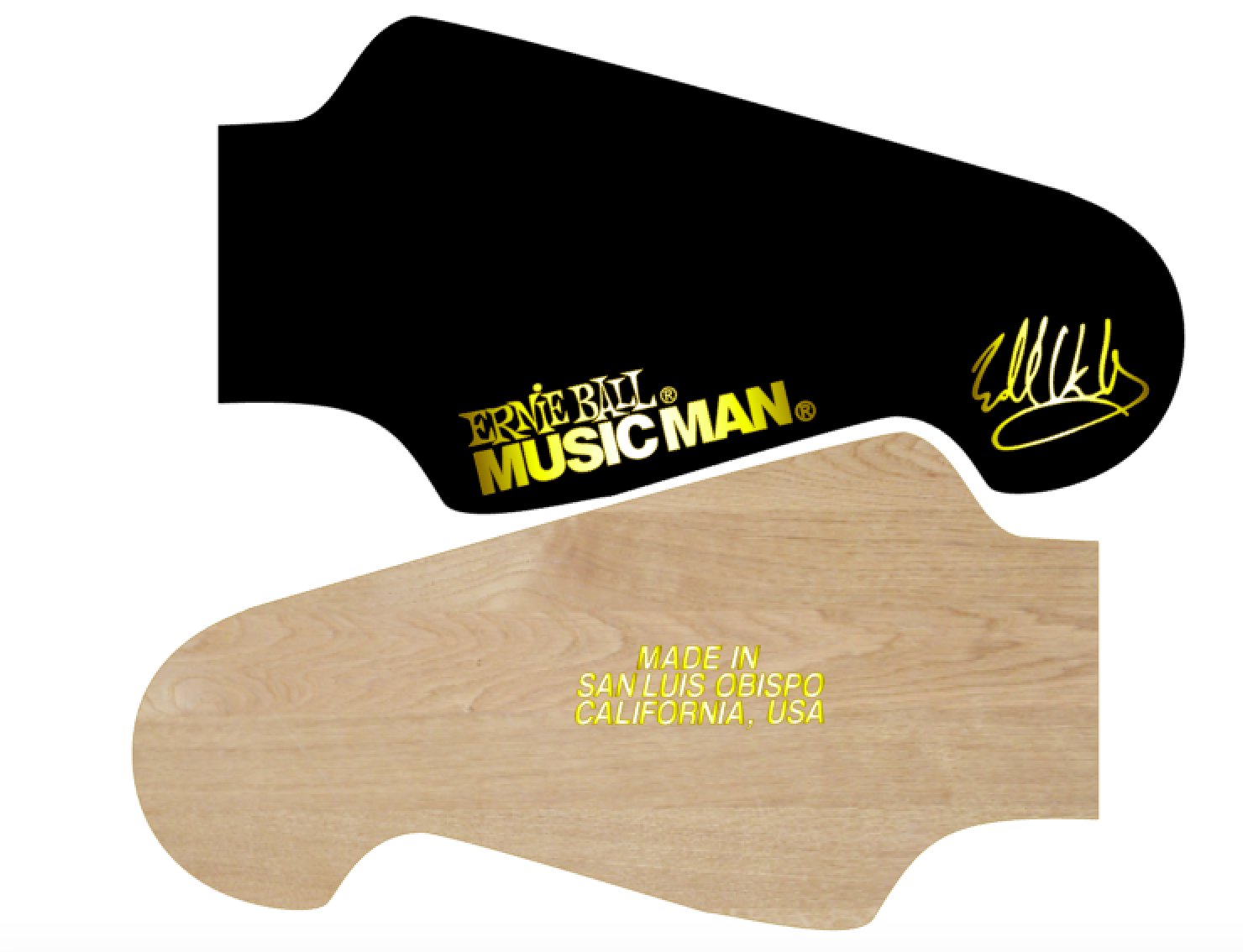 Ernie Ball EVH Music Man Headstock Decal Waterslide or Peel & Stick Vinyl