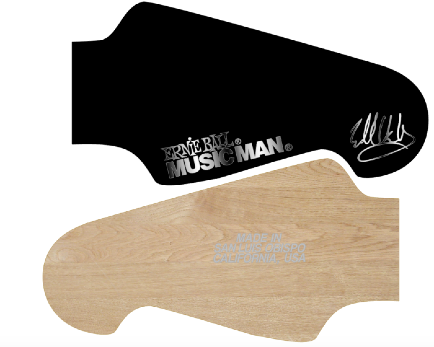 Ernie Ball EVH Music Man Headstock Decal Waterslide or Peel & Stick Vinyl