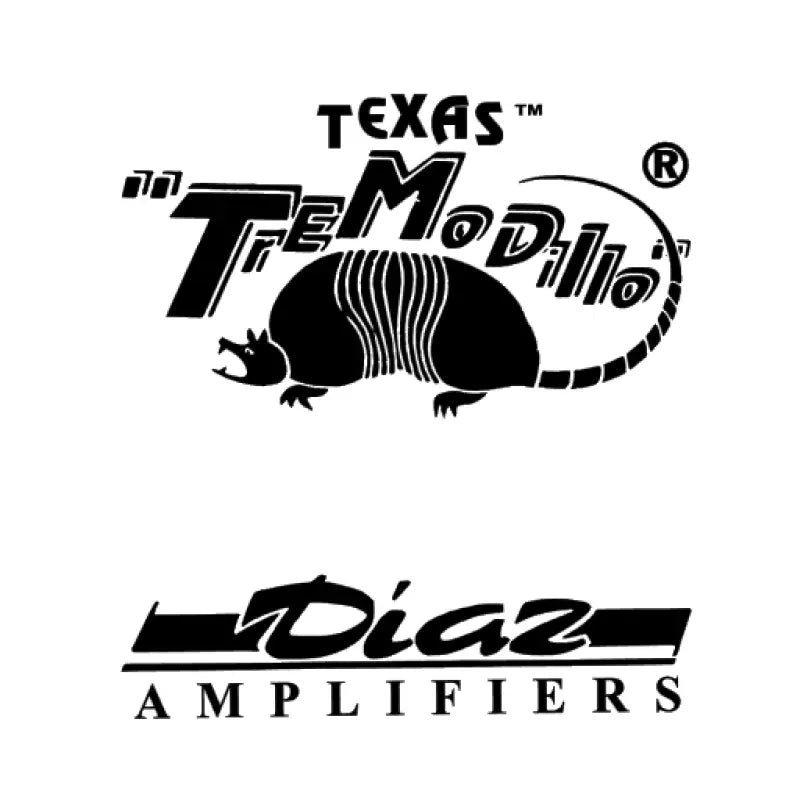 Diaz Tremodillo Guitar Effects Pedal Restoration Decal Set and box label