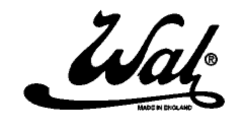 Wal bass and Wal Pro Bass Headstock Decal Logo Waterslide Black Or White Waterslide