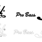 Wal bass and Wal Pro Bass Headstock Decal Logo Waterslide Black Or White Waterslide
