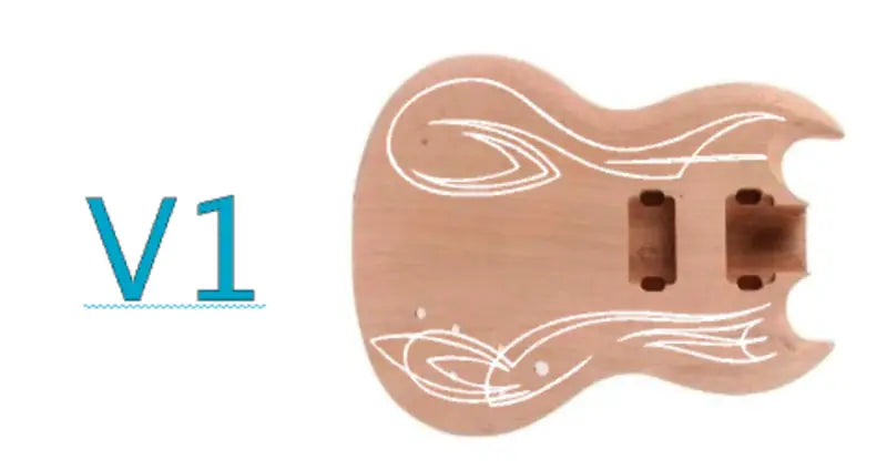 Billy Gibbons Gibson SG Lil Red Guitar Body Pinstripe Graphic Decal Logo Vinyl