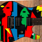 Ernie Ball Musicman JP Models John Petrucci Picasso Guitar Body Graphic Decal Set Vinyl Peel & Stick