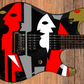 Ernie Ball Musicman JP Models John Petrucci Picasso Guitar Body Graphic Decal Set Vinyl Peel & Stick