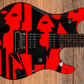 Ernie Ball Musicman JP Models John Petrucci Picasso Guitar Body Graphic Decal Set Vinyl Peel & Stick
