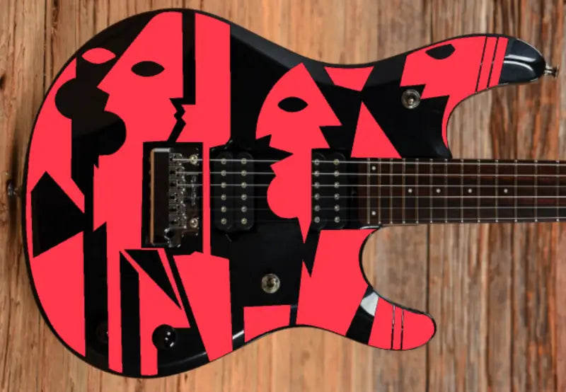 Ernie Ball Musicman JP Models John Petrucci Picasso Guitar Body Graphic Decal Set Vinyl Peel & Stick