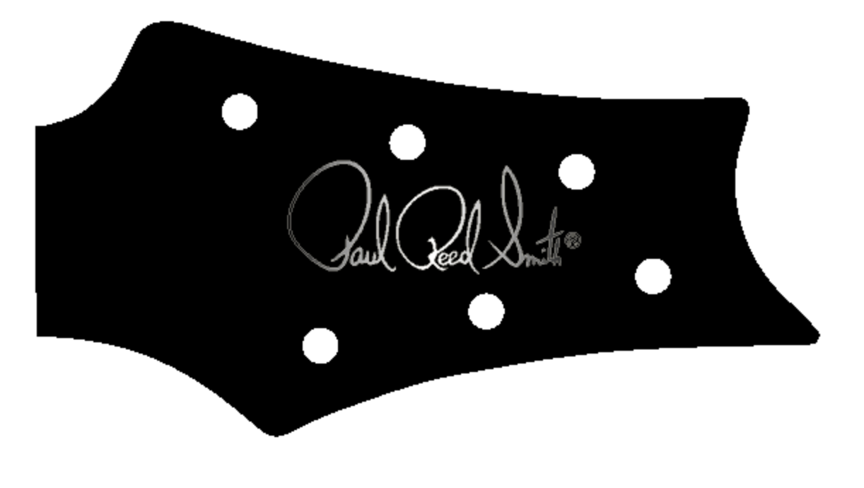 PRS Silver Sky USA Guitar Complete Headstock Overlay Decal And logo Vinyl, and Foil