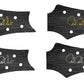 PRS Silver Sky USA Guitar Complete Headstock Overlay Decal And Logo Ebony Wood Grain Vinyl